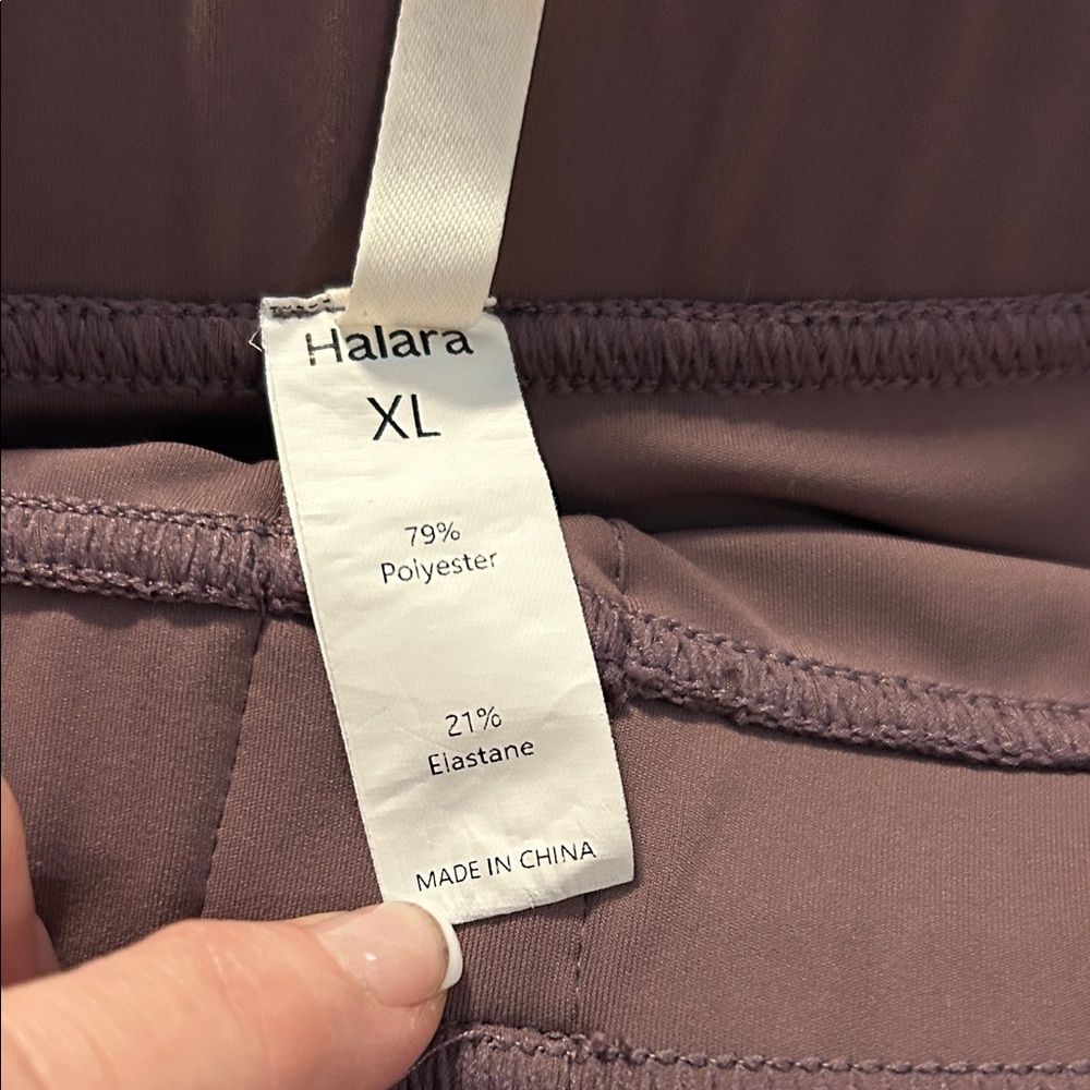 HALARA Mauve wide leg pants  XL